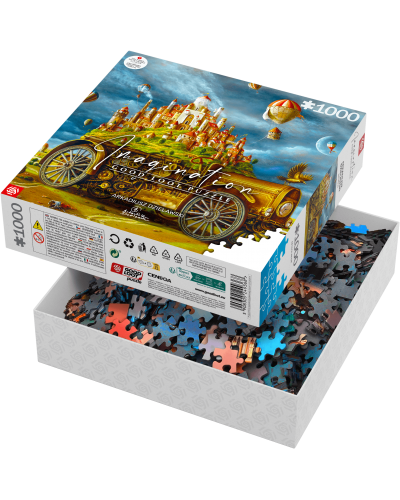 Puzzle Imagination Arkadiusz Dzielawski Wielka Przeprowadzka 1000 elementów Puzzle Imagination Arkadiusz Dzielawski Wielka Przeprowadzka 1000 elementów