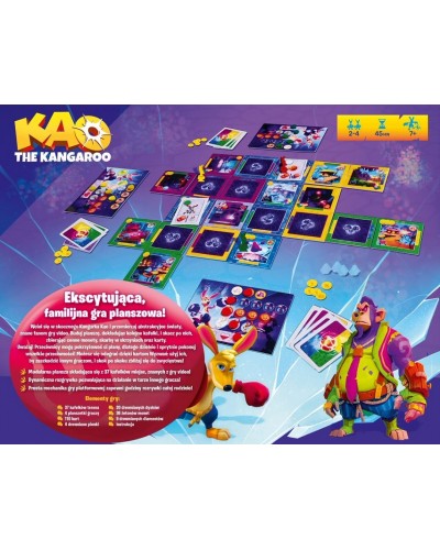 Kangurek Kao Gra Planszowa Promocja Ferie Zimowe