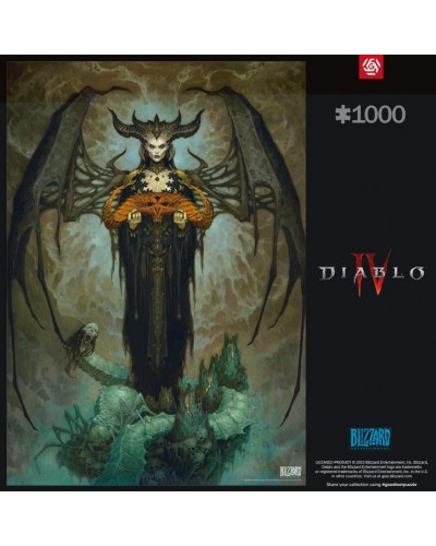 Puzzle Gaming Diablo IV Lilith Puzzle 1000 elementów Puzzle Gaming Diablo IV Lilith Puzzle 1000 elementów