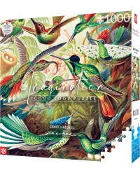 Puzzle Imagination Ernst Haeckel Hummingbirds Kolibry Puzzles 1000 elementów 