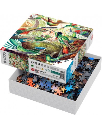 Puzzle Imagination Ernst Haeckel Hummingbirds Kolibry Puzzles 1000 elementów Puzzle Imagination Ernst Haeckel Hummingbirds Kolibry Puzzles 1000 elementów