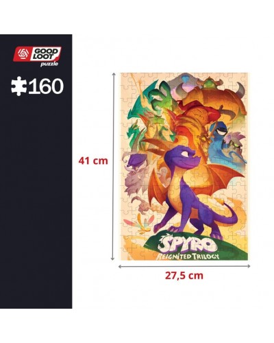 Puzzle Kids Spyro Trilogy Heroes Puzzles 160 elementów Promocja Ferie Zimowe Puzzle Kids Spyro Trilogy Heroes Puzzles 160 elementów Promocja Ferie Zimowe
