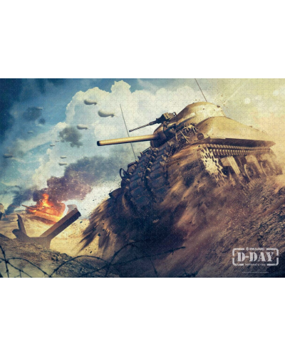Puzzle Gaming World of Tanks D-Day Puzzles 1000 elementów Promocja Ferie Zimowe Puzzle Gaming World of Tanks D-Day Puzzles 1000 elementów Promocja Ferie Zimowe