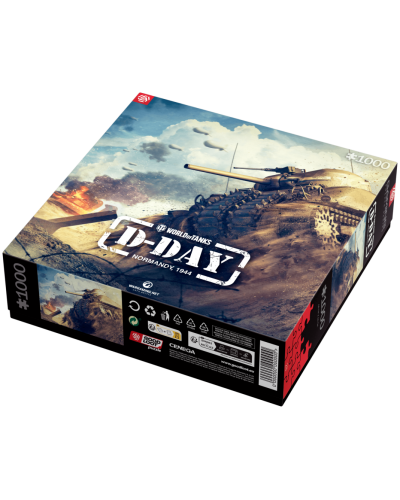 Puzzle Gaming World of Tanks D-Day Puzzles 1000 elementów Promocja Ferie Zimowe Puzzle Gaming World of Tanks D-Day Puzzles 1000 elementów Promocja Ferie Zimowe
