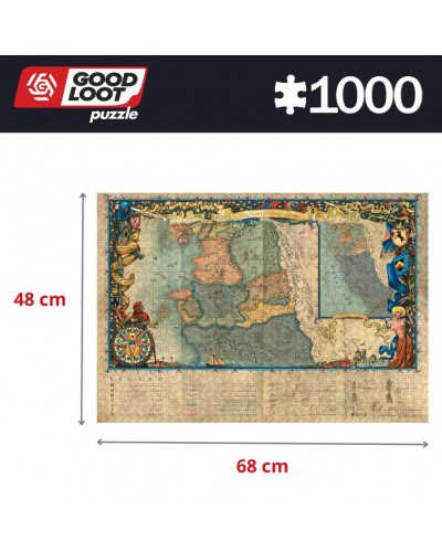 Puzzle Gaming Wiedźmin Królestwa Północy puzzle 1000 elementów 
