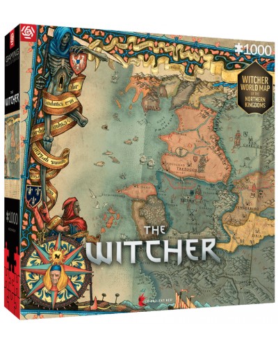 Puzzle Gaming Wiedźmin Królestwa Północy puzzle 1000 elementów 
