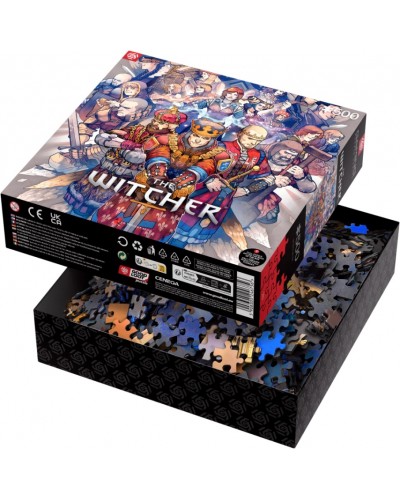 Puzzle Gaming The Witcher Northern Realms Puzzles 500 elementów Promocja Ferie Zimowe