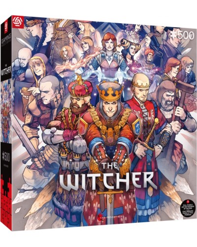 Puzzle Gaming The Witcher Northern Realms Puzzles 500 elementów Promocja Ferie Zimowe