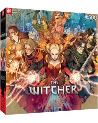 Puzzle Gaming Wiedźmin Scoia'tael Puzzles 500 elementów Promocja Ferie Zimowe