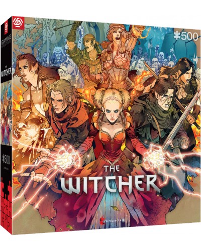 Puzzle Gaming Wiedźmin Scoia'tael Puzzles 500 elementów Promocja Ferie Zimowe