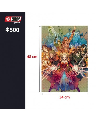 Puzzle Gaming Wiedźmin Scoia'tael Puzzles 500 elementów Promocja Ferie Zimowe