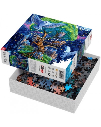 Puzzle Imagination Roch Urbaniak Wyspa Sów 1000 elementów 