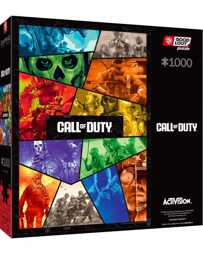 Puzzle Gaming Call of Duty Operators Collage 1000 Elementów *Nowość Promocja Ferie Zimowe