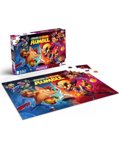 Puzzle Kids Crash Team Rumble Heroes 160 Elementów Promocja Ferie Zimowe