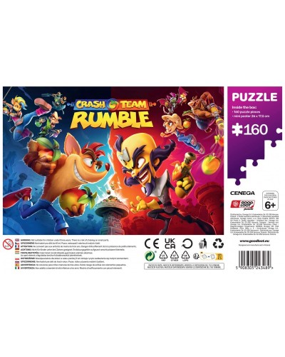 Puzzle Kids Crash Team Rumble Heroes 160 Elementów Promocja Ferie Zimowe