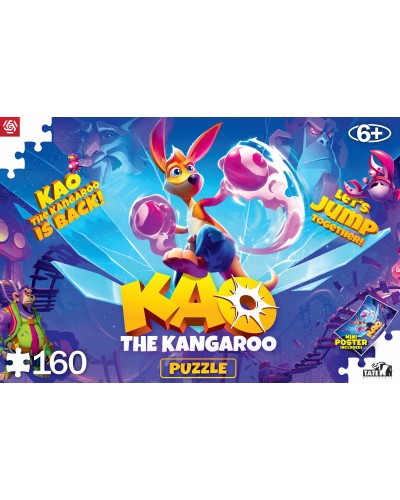 Puzzle Kids Kangurek Kao - Kao is Back 160 Elementów Promocja Ferie Zimowe
