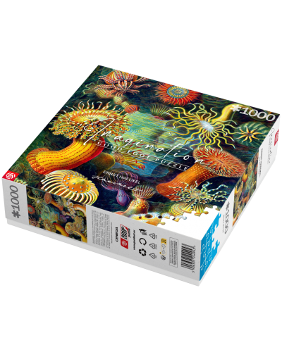 Puzzle Imagination Ernst Haeckel Stworzenia morskie 1000 elementów Promocja Ferie Zimowe