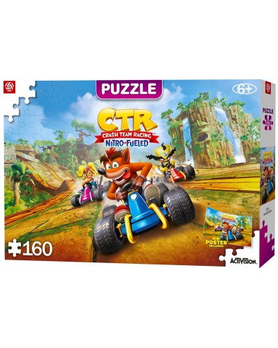 Puzzle Kids Team Racing Nitro Fueled 160 Elementów Promocja Ferie Zimowe
