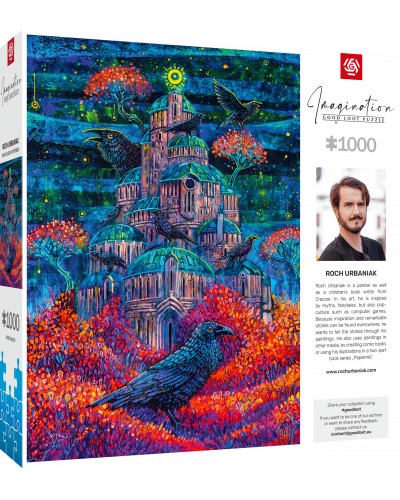 Puzzle Imagination Roch Urbaniak Twierdza Pani Kruków 1000 Elementów *Nowość