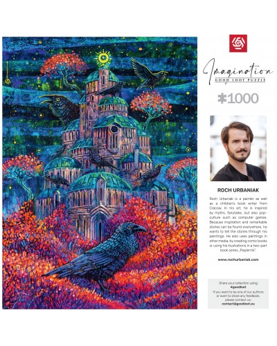 Puzzle Imagination Roch Urbaniak Twierdza Pani Kruków 1000 Elementów *Nowość
