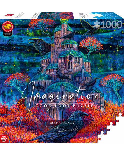 Puzzle Imagination Roch Urbaniak Twierdza Pani Kruków 1000 Elementów *Nowość