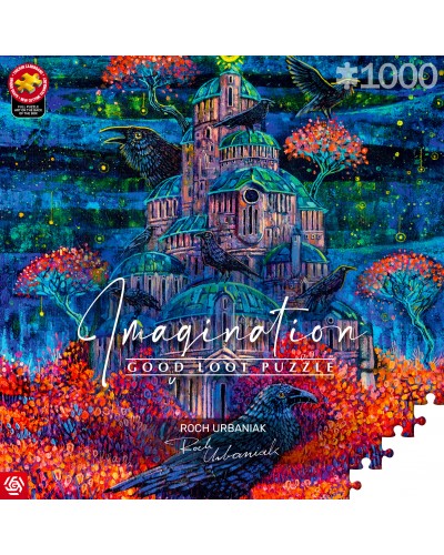 Puzzle Imagination Roch Urbaniak Twierdza Pani Kruków 1000 Elementów *Nowość