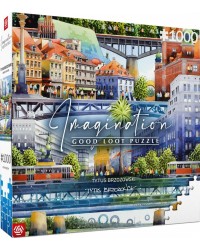 Puzzle Imagination Tytus Brzozowski Warsaw Bridges / Warszawskie mosty 1000 Elementów Promocja Ferie Zimowe