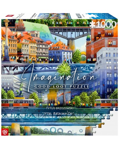 Puzzle Imagination Tytus Brzozowski Warsaw Bridges / Warszawskie mosty 1000 Elementów Promocja Ferie Zimowe Puzzle Imagination Tytus Brzozowski Warsaw Bridges / Warszawskie mosty 1000 Elementów Promocja Ferie Zimowe