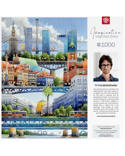 Puzzle Imagination Tytus Brzozowski Warsaw Bridges / Warszawskie mosty 1000 Elementów Promocja Ferie Zimowe Puzzle Imagination Tytus Brzozowski Warsaw Bridges / Warszawskie mosty 1000 Elementów Promocja Ferie Zimowe