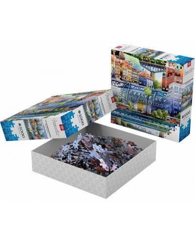 Puzzle Imagination Tytus Brzozowski Warsaw Bridges / Warszawskie mosty 1000 Elementów Promocja Ferie Zimowe Puzzle Imagination Tytus Brzozowski Warsaw Bridges / Warszawskie mosty 1000 Elementów Promocja Ferie Zimowe