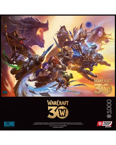 Puzzle Gaming Warcraft 30th Anniversary 1000 Elementów *Nowość