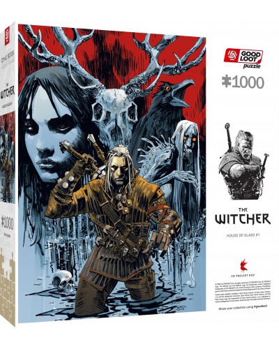 Puzzle Comic Book The Witcher House of Glass 1000 elementów *Nowość