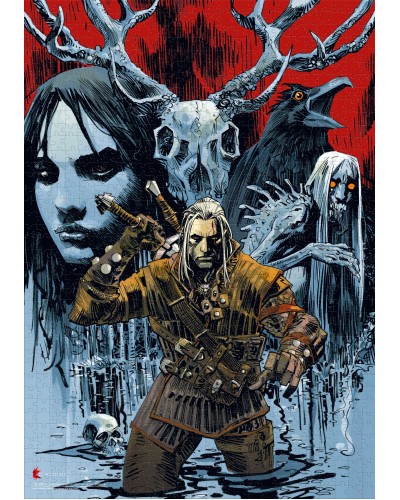 Puzzle Comic Book The Witcher House of Glass 1000 elementów *Nowość