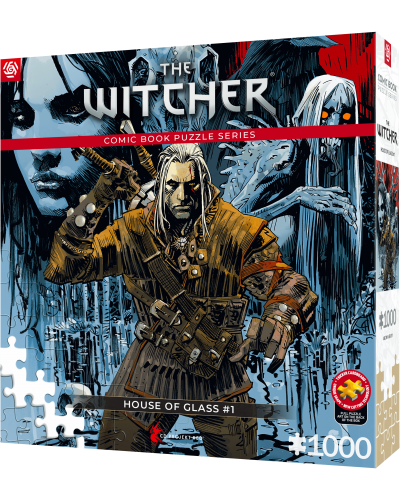 Puzzle Comic Book The Witcher House of Glass 1000 elementów *Nowość