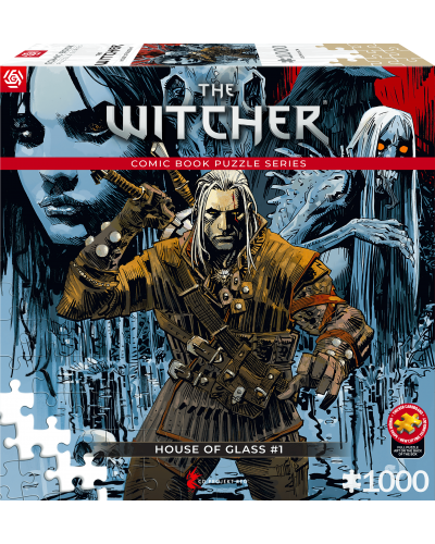 Puzzle Comic Book The Witcher House of Glass 1000 elementów *Nowość