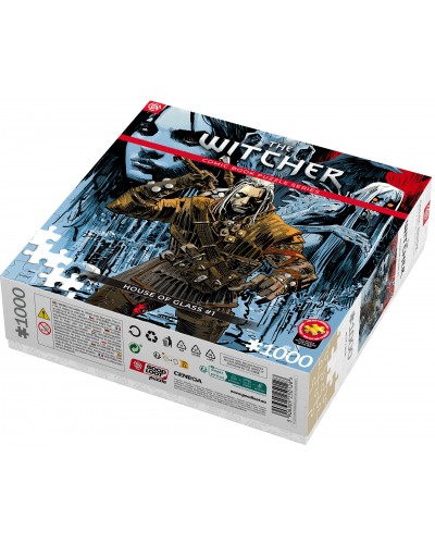 Puzzle Comic Book The Witcher House of Glass 1000 elementów *Nowość