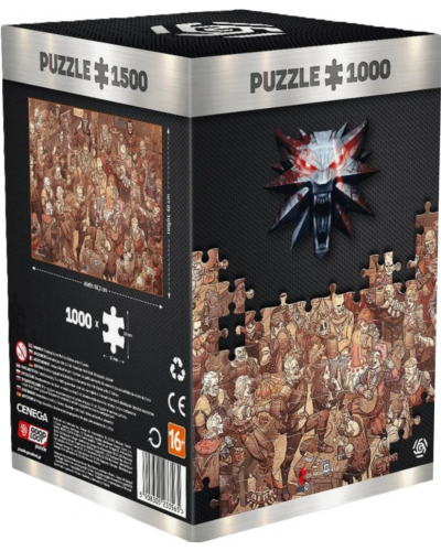 Puzzle The Witcher Wiedźmin Birthday 1000 elementów