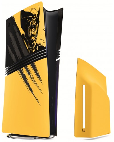 Osłony konsoli PlayStation 5 Pro edycja limitowana Marvel’s Wolverine Battle Yellow