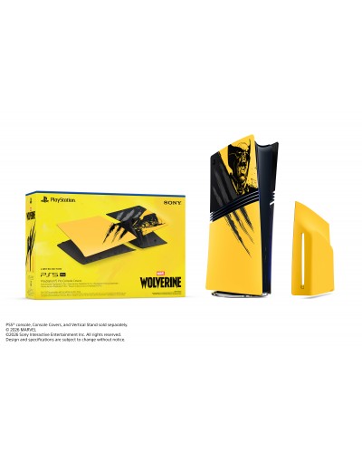 Osłony konsoli PlayStation 5 Pro edycja limitowana Marvel’s Wolverine Battle Yellow