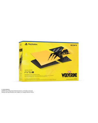 Osłony konsoli PlayStation 5 Pro edycja limitowana Marvel’s Wolverine Battle Yellow