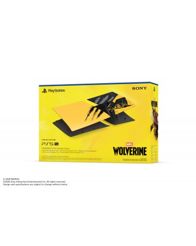 Osłony konsoli PlayStation 5 Pro edycja limitowana Marvel’s Wolverine Battle Yellow