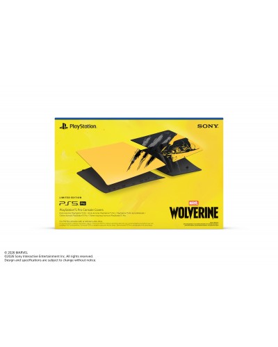 Osłony konsoli PlayStation 5 Pro edycja limitowana Marvel’s Wolverine Battle Yellow