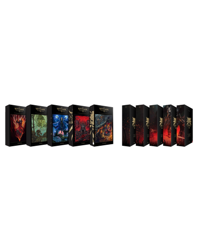 Puzzle Wiedźmin 3 The Witcher Wild Hunt 10th Anniversary Puzzle Collection Good Loot 10x500 elementów