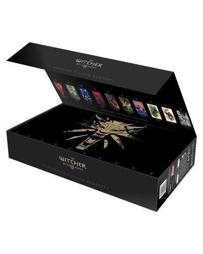 Puzzle Wiedźmin 3 The Witcher Wild Hunt 10th Anniversary Puzzle Collection Good Loot 10x500 elementów