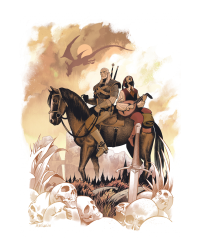 Puzzle Wiedźmin 3 The Witcher Wild Hunt 10th Anniversary Puzzle Collection Good Loot 10x500 elementów