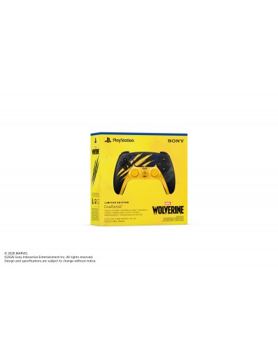 Kontroler SONY bezprzewodowy DualSense edycja limitowana Marvel’s Wolverine Battle Yellow