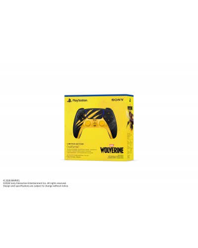 Kontroler SONY bezprzewodowy DualSense edycja limitowana Marvel’s Wolverine Battle Yellow
