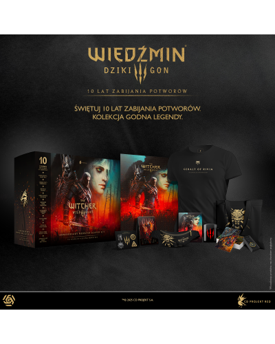 Zestaw Kolekcjonerski Wiedźmin 3 The Witcher Wild Hunt Anniversary Monster Slayer Kit Good Loot