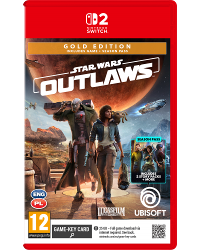 Star Wars Outlaws Gold Edition Nintendo Switch 2 + Bonus 
