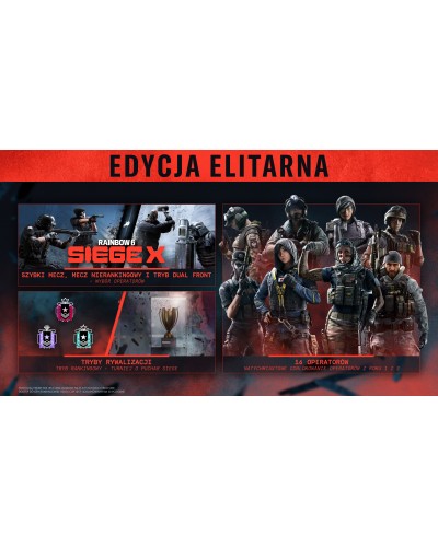 Tom Clancy's Rainbow Six Siege X - Elite Edition PS5 + gratis 